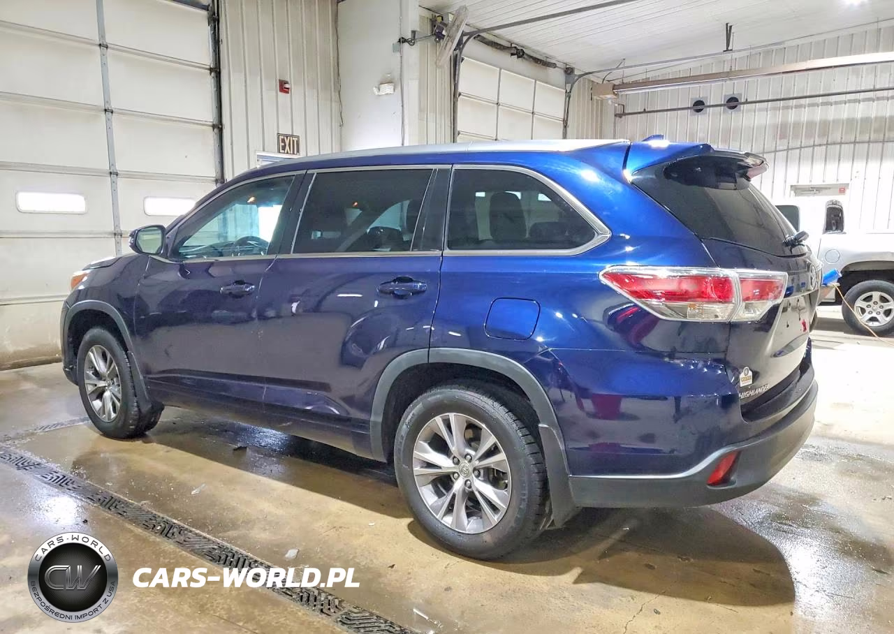 2015 Toyota Highlander Xle VIN:5TDJKRFHXFS217013 - 2