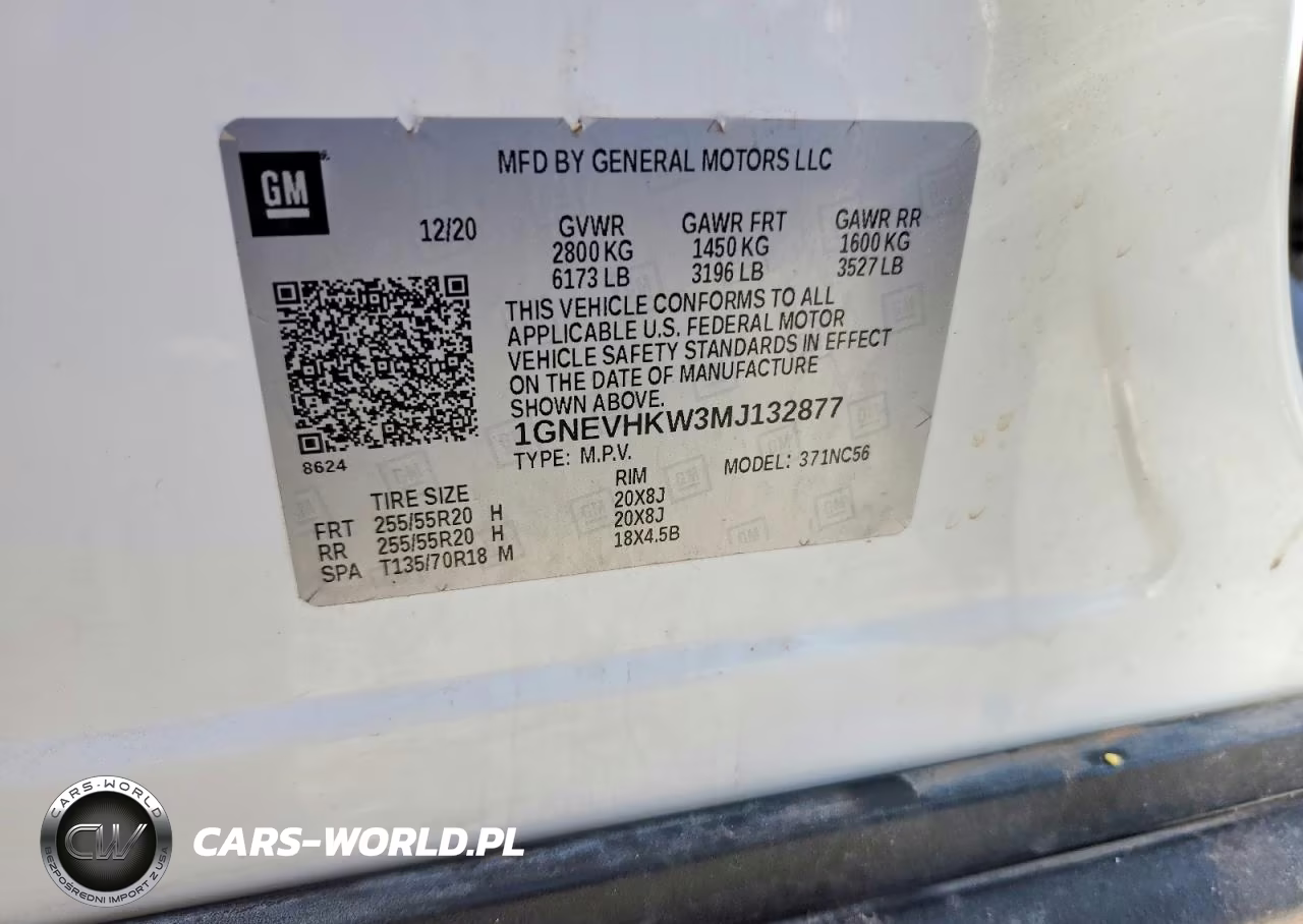 2021 Chevrolet Traverse Lt VIN:1GNEVHKW3MJ132877 - 13