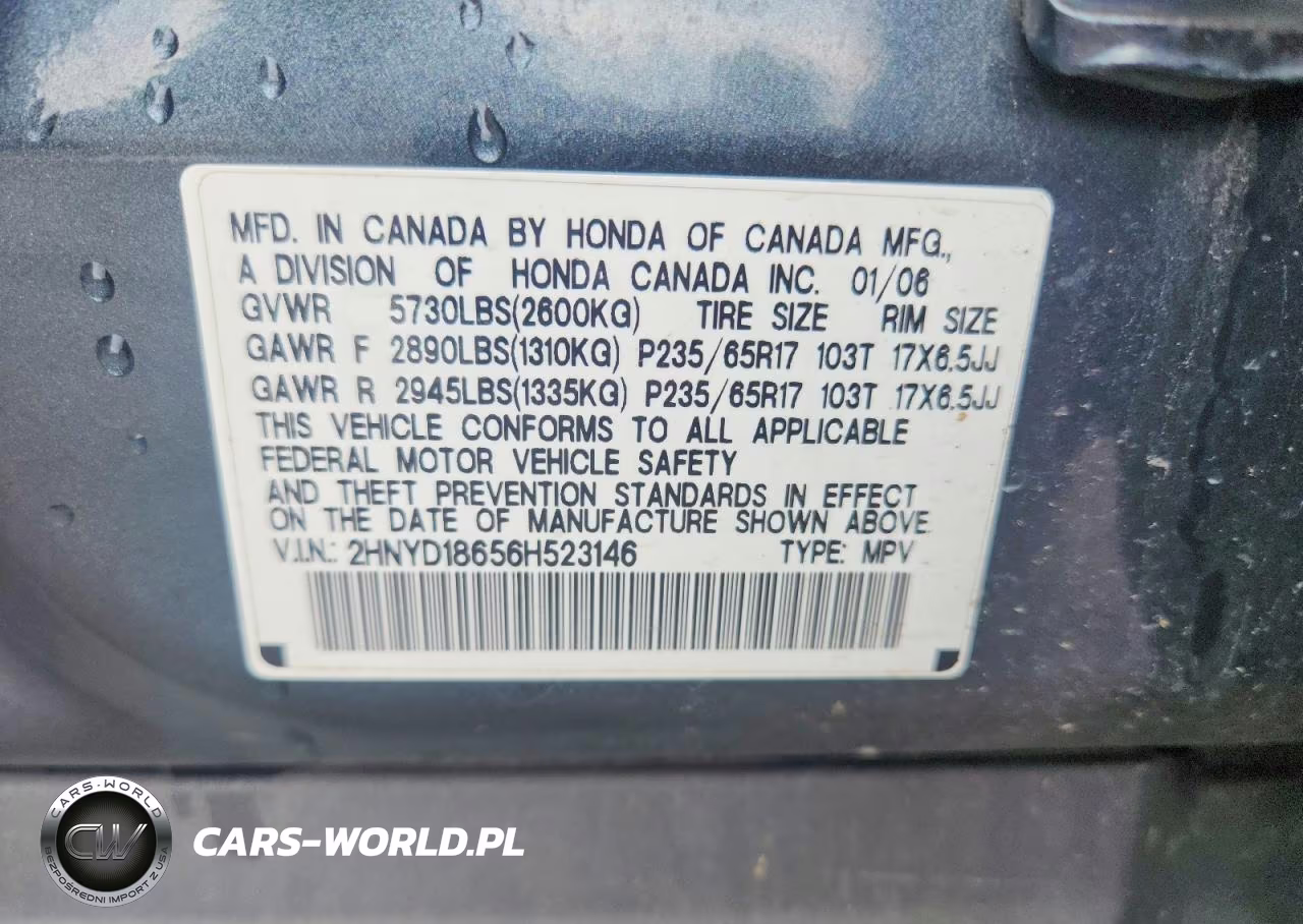 2006 Acura Mdx Touring VIN:2HNYD18656H523146 - 13