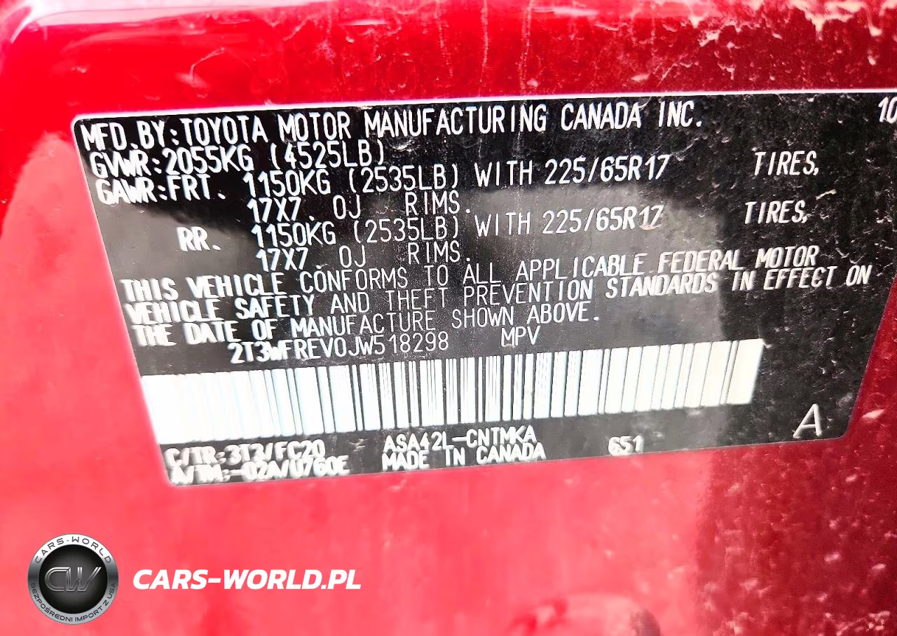 2018 Toyota Rav4 Xle VIN:2T3WFREV0JW518298 - 13