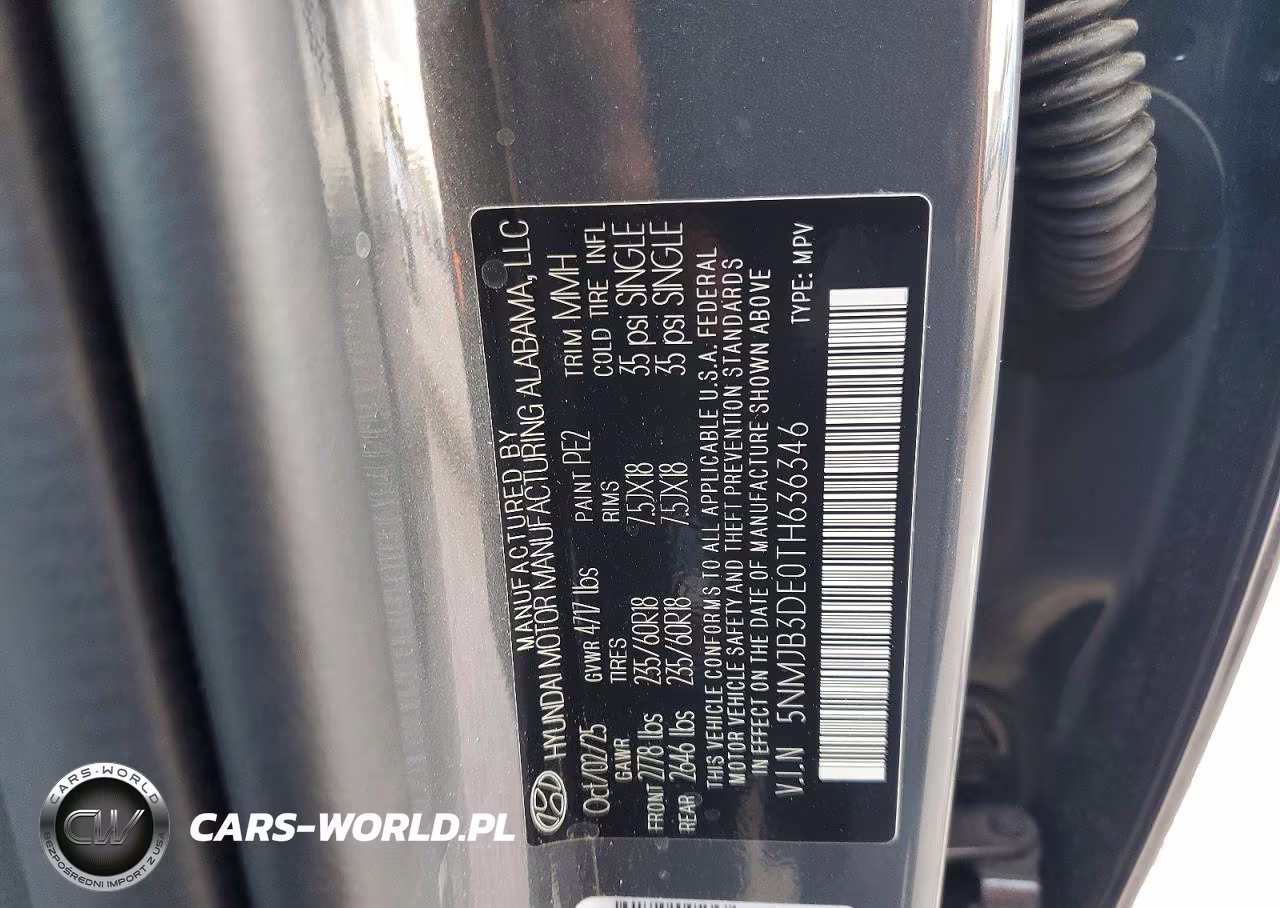 2026 Hyundai Tucson Sel VIN:5NMJB3DE0TH636346 - 13