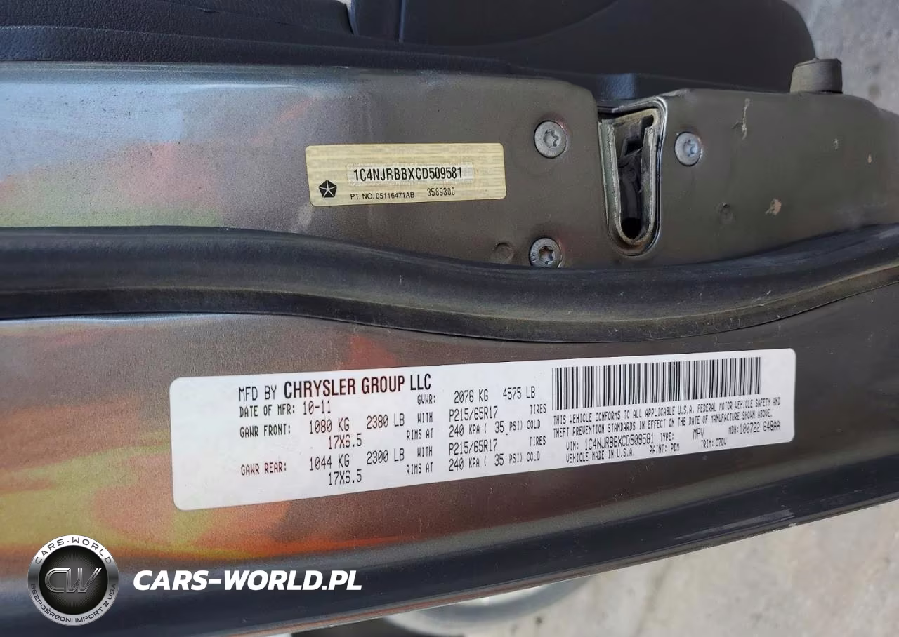 2012 Jeep Patriot Sport VIN:1C4NJRBBXCD509581 - 13