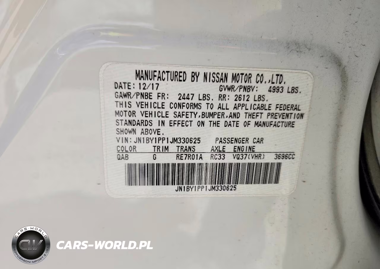 2018 Infiniti Q70L 3.7 Luxe VIN:JN1BY1PP1JM330625 - 13