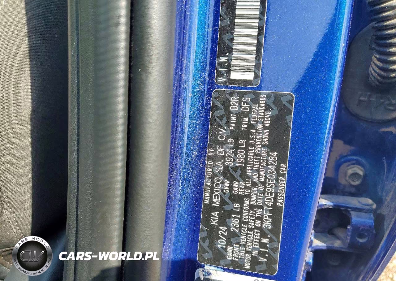 2025 Kia K4 Lxs VIN:3KPFT4DE9SE034284 - 13