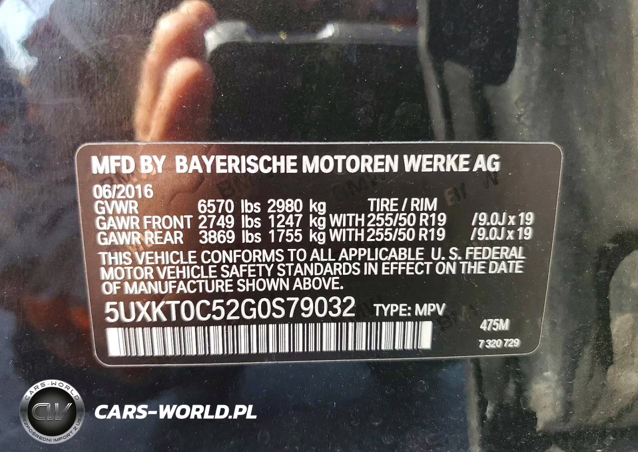 2016 BMW X5 Xdr40E VIN:5UXKT0C52G0S79032 - 13