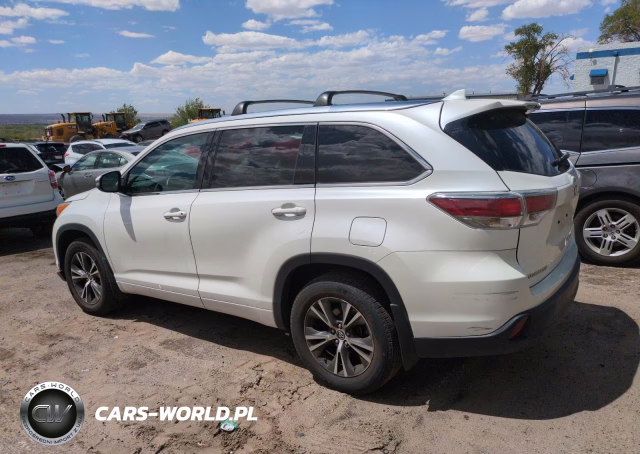 2016 Toyota Highlander Xle VIN:5TDJKRFH3GS348995 - 2