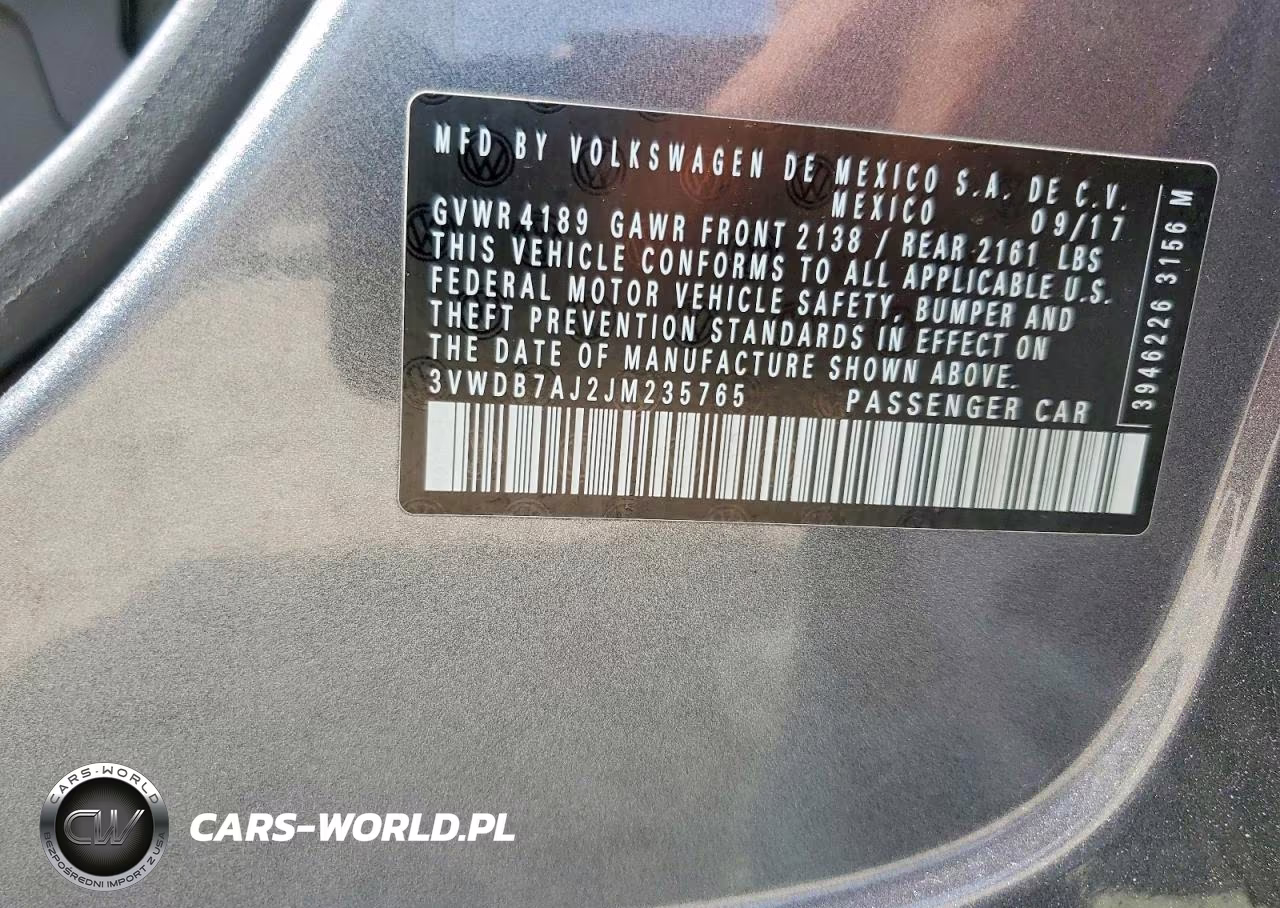 2018 Volkswagen Jetta Se VIN:3VWDB7AJ2JM235765 - 12