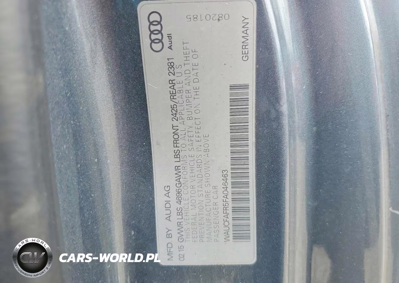 2015 Audi A5 Premium VIN:WAUCFAFR5FA046463 - 12