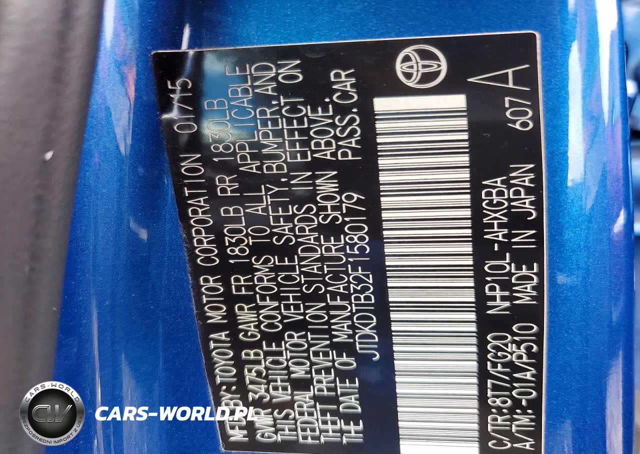 2015 Toyota Prius C Three VIN:JTDKDTB32F1580179 - 12