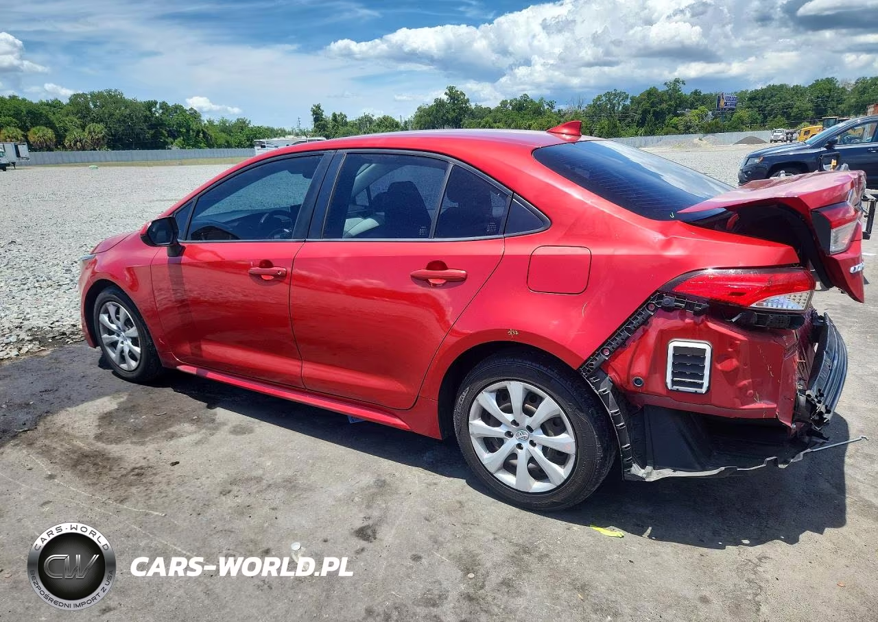 2020 Toyota Corolla Le VIN:JTDEPRAE1LJ058875 - 2