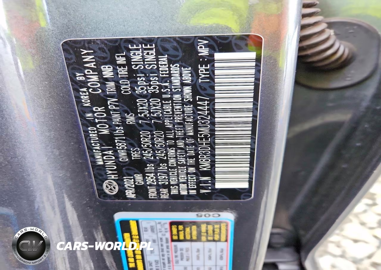 2021 Hyundai Palisade Sel VIN:KM8R3DHE5MU324447 - 14