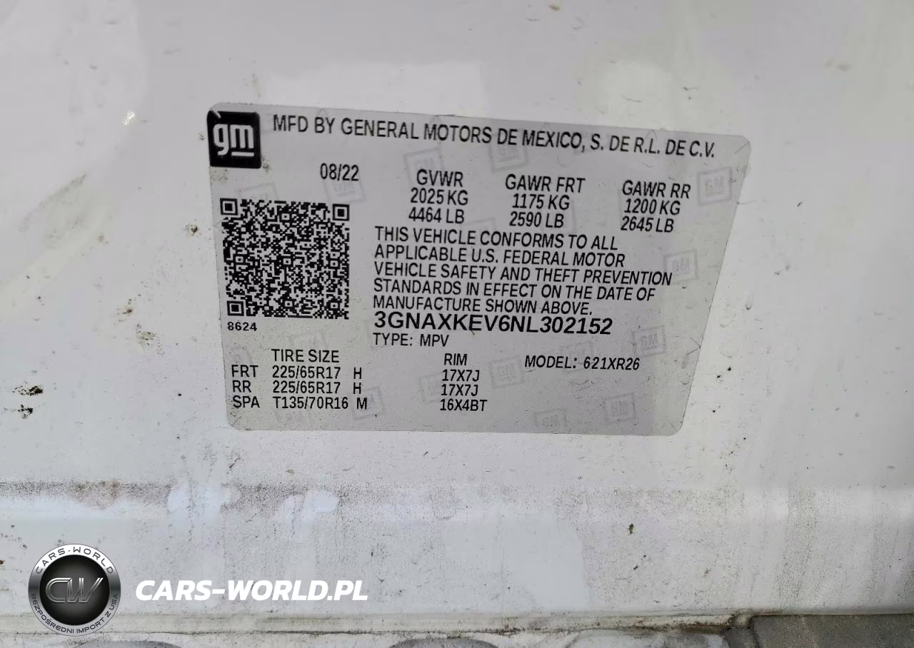 2022 Chevrolet Equinox Lt VIN:3GNAXKEV6NL302152 - 14