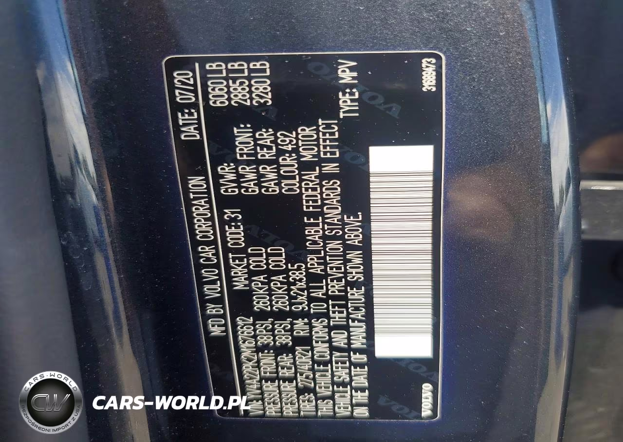 2021 Volvo Xc90 T6 Momentum VIN:YV4A22PK2M1676612 - 14