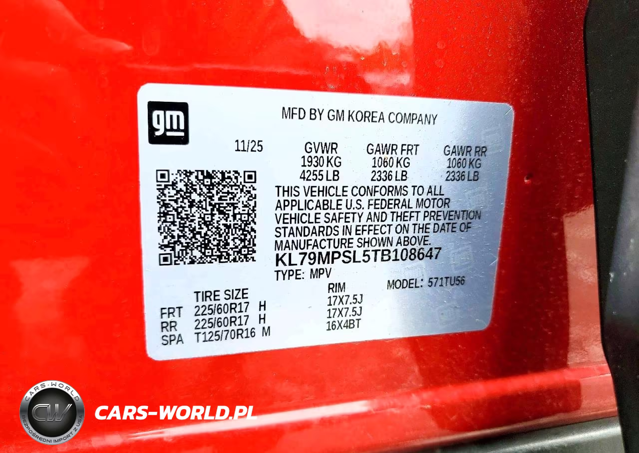 2026 Chevrolet Trailblazer Lt VIN:KL79MPSL5TB108647 - 13