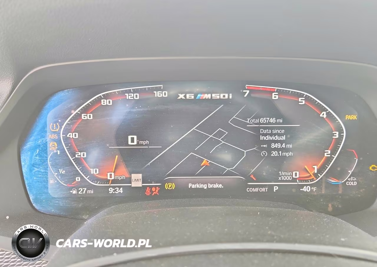 2021 BMW X6 M50I VIN:5UXCY8C08M9F51263 - 9
