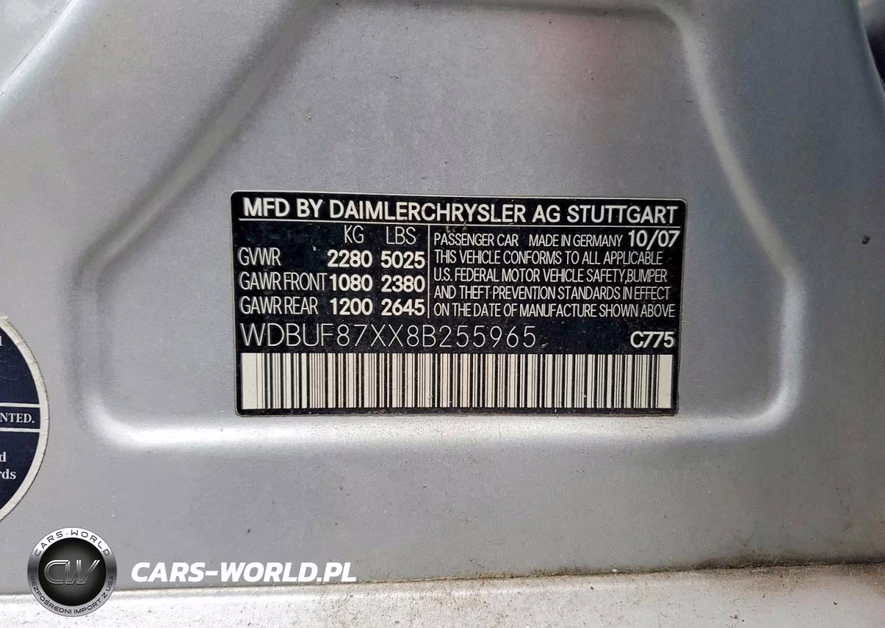 2008 Mercedes-Benz E 350 4Matic VIN:WDBUF87XX8B255965 - 12