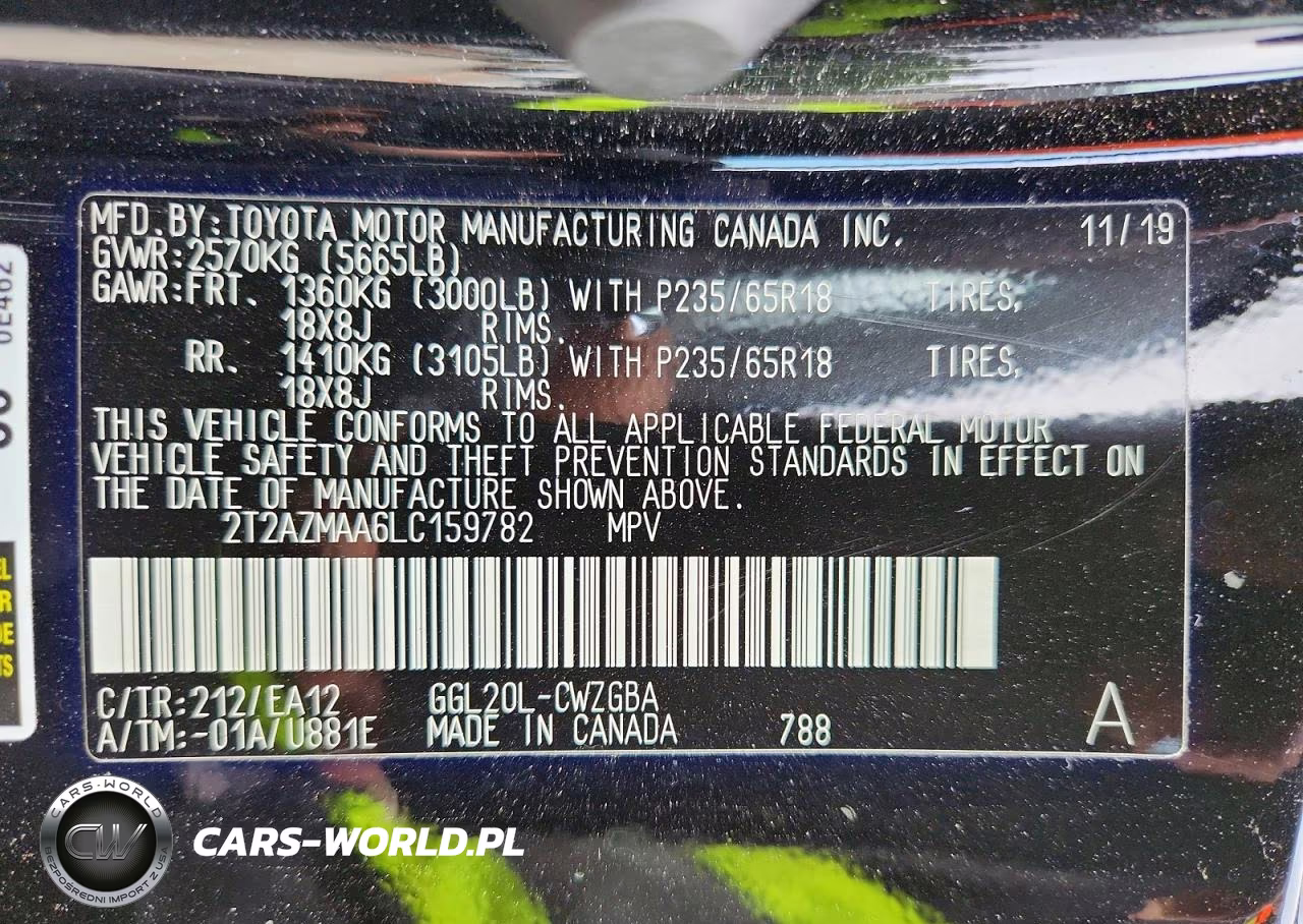 2020 Lexus Rx 350 Base VIN:2T2AZMAA6LC159782 - 14