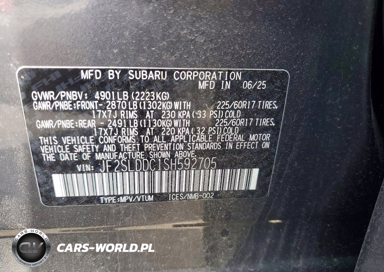 2025 Subaru Forester Premium VIN:JF2SLDDC1SH592705 - 13