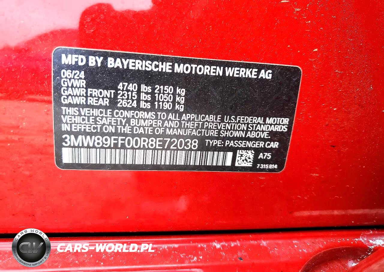2024 BMW 330Xi VIN:3MW89FF00R8E72038 - 12
