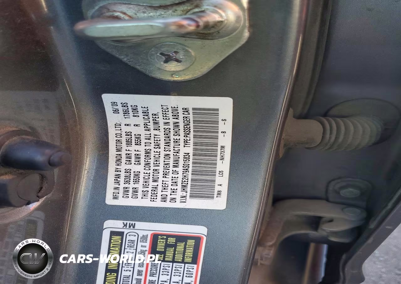 2010 Honda Insight Ex VIN:JHMZE2H79AS015834 - 12