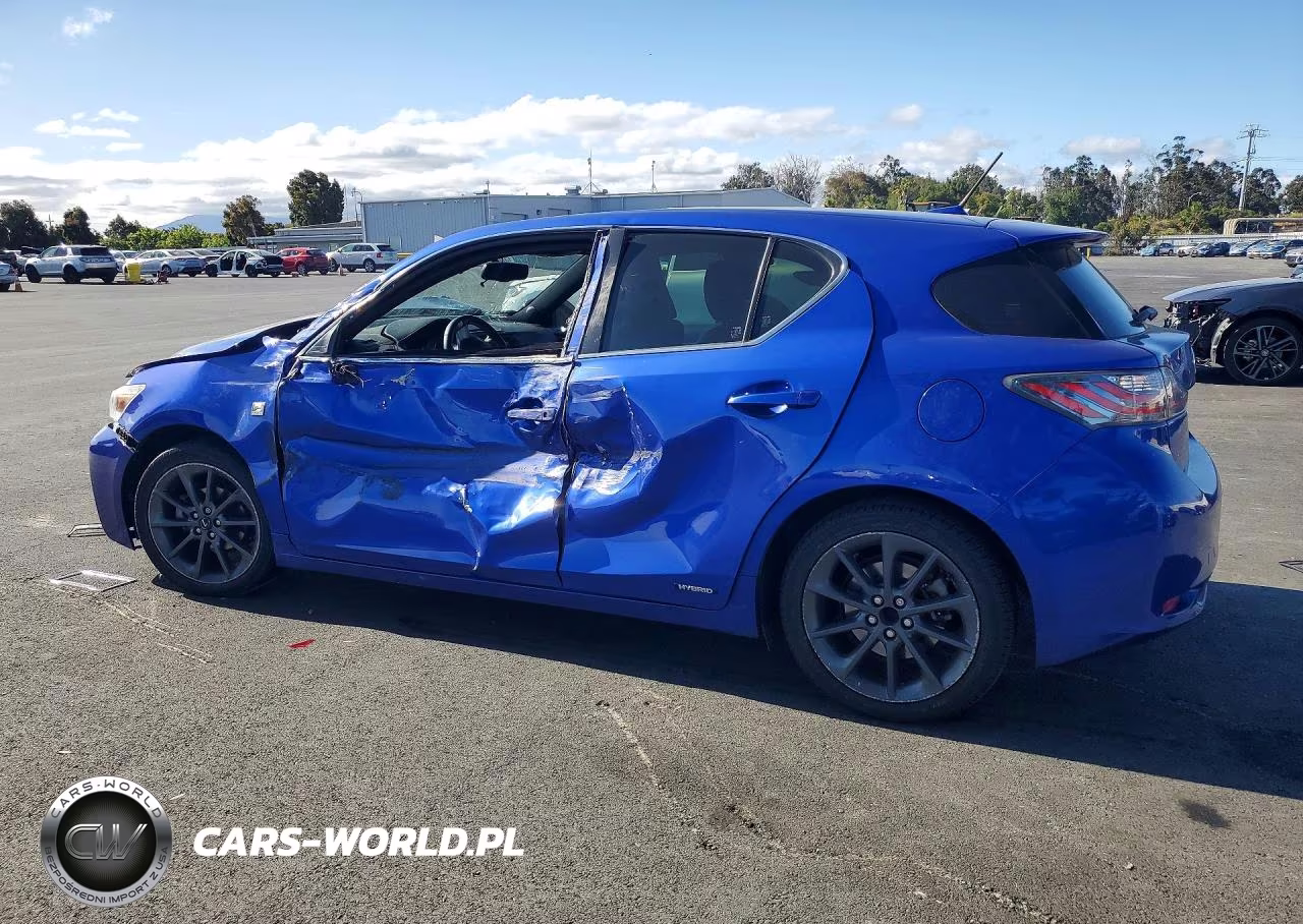 2012 Lexus Ct 200 VIN:JTHKD5BH5C2114077 - 2