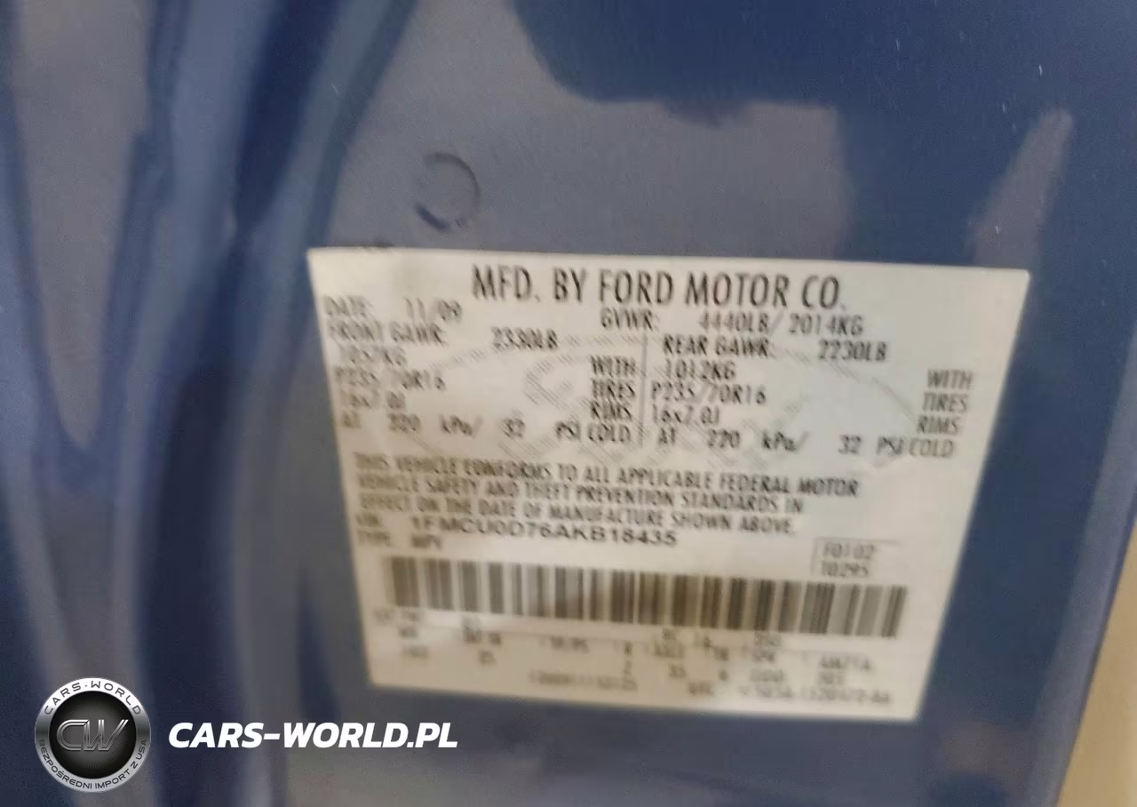 2010 Ford Escape Xlt VIN:1FMCU0D76AKB18435 - 14