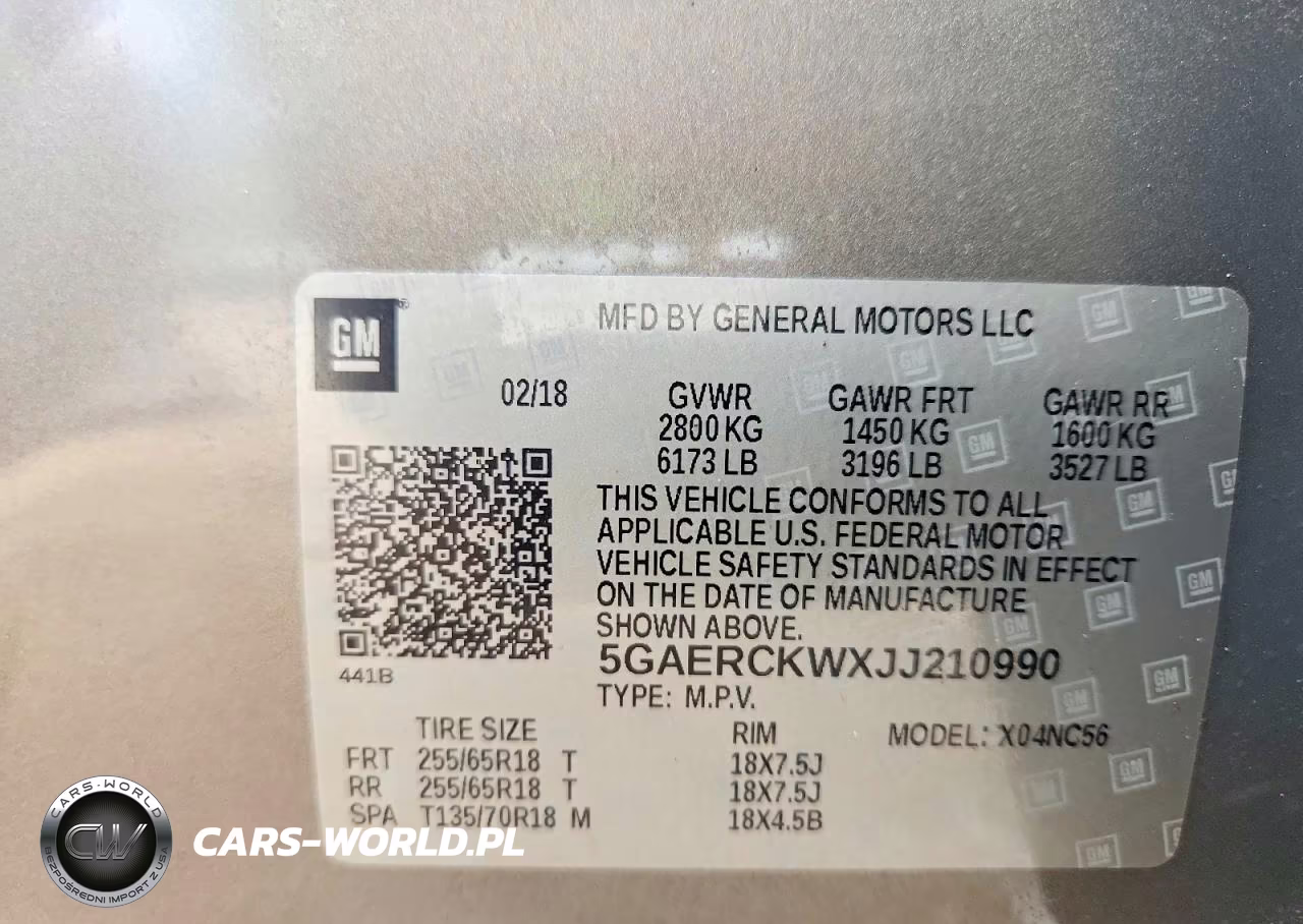 2018 Buick Enclave Premium VIN:5GAERCKWXJJ210990 - 14