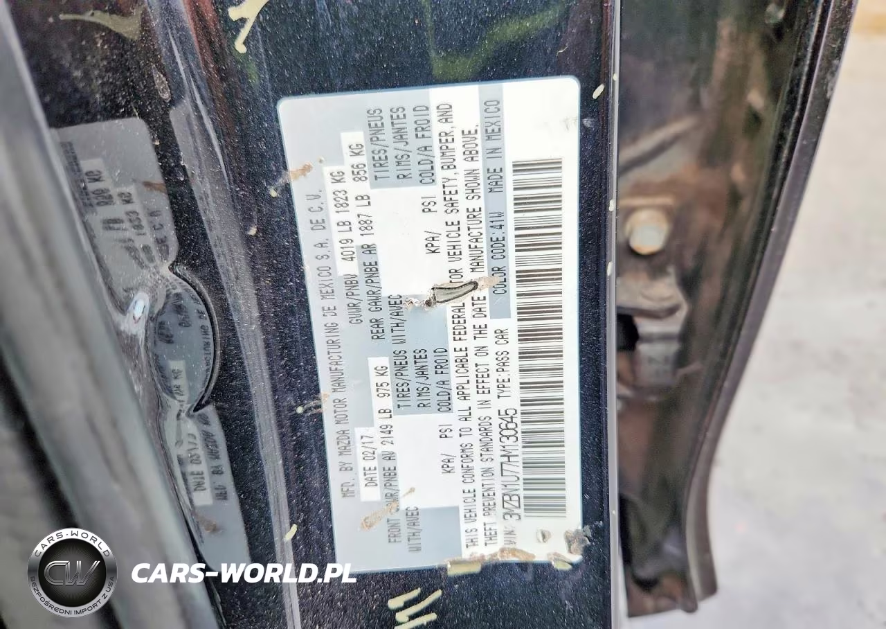 2017 Mazda 3 Sport VIN:3MZBN1U77HM130645 - 12