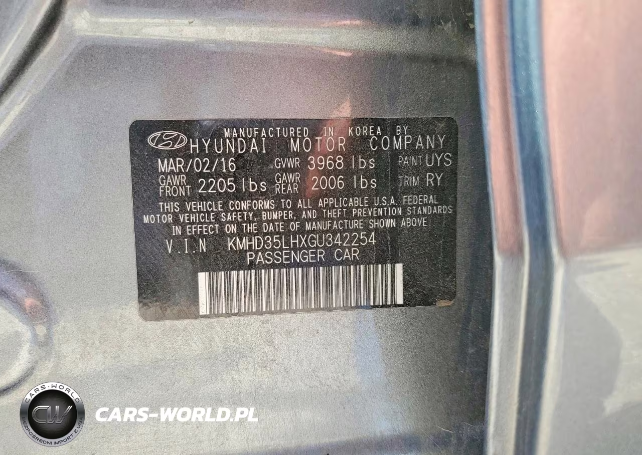 2016 Hyundai Elantra Gt Base VIN:KMHD35LHXGU342254 - 12