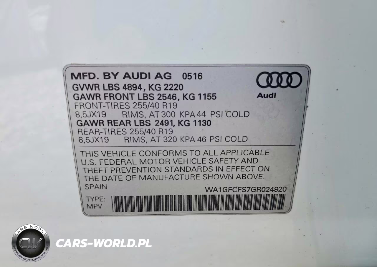 2016 Audi Q3 Prestige VIN:WA1GFCFS7GR024920 - 14