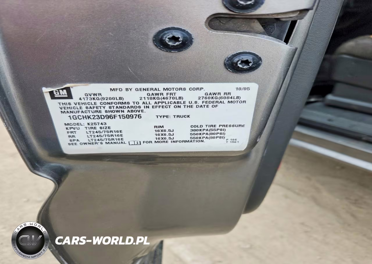 2006 Chevrolet Silverado K2500 Heavy Duty VIN:1GCHK23D96F150976 - 12