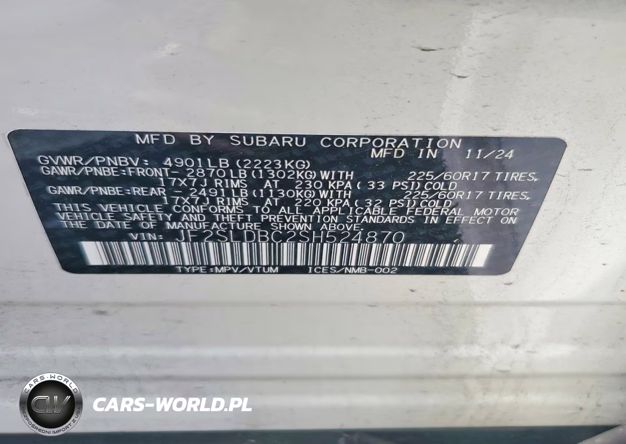 2025 Subaru Forester Premium VIN:JF2SLDBC2SH524870 - 14