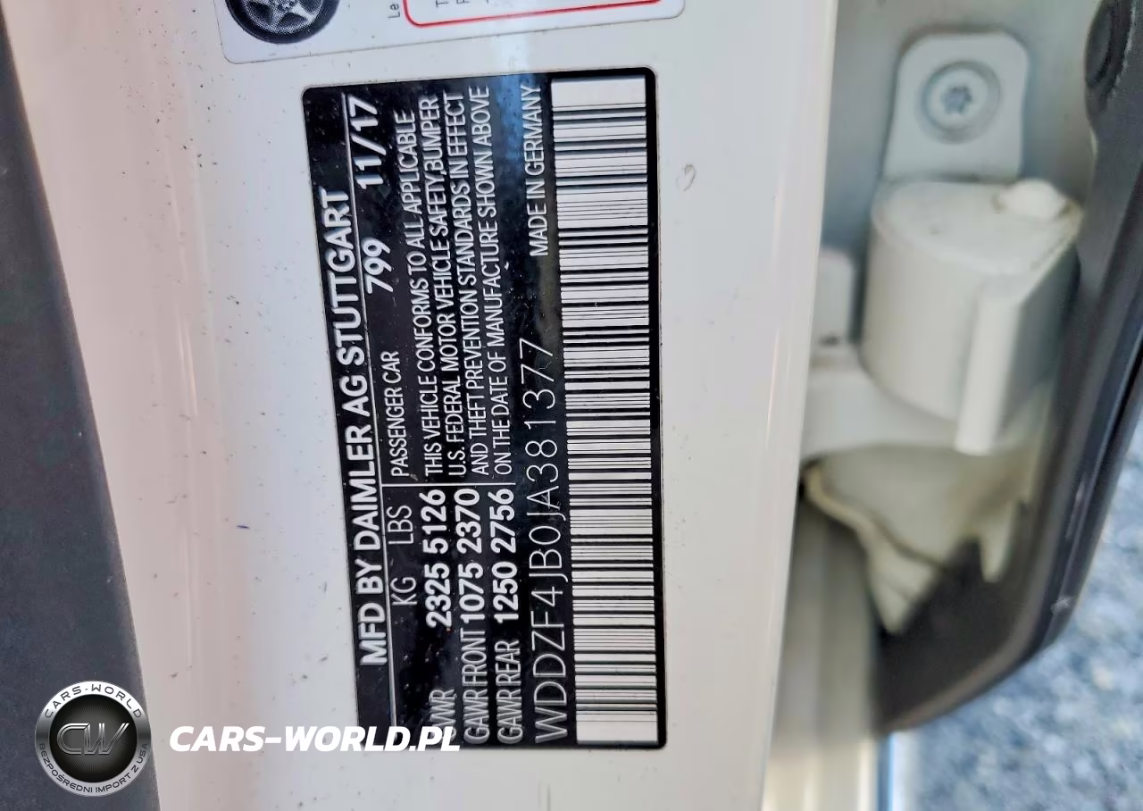 2018 Mercedes-Benz E 300 VIN:WDDZF4JB0JA381377 - 12