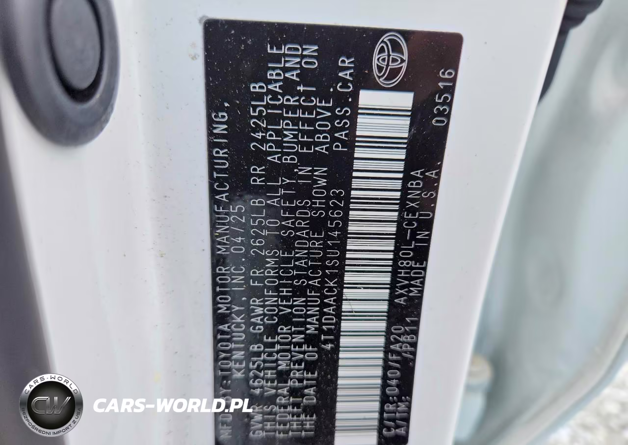 2025 Toyota Camry Le VIN:4T1DAACK1SU145623 - 13