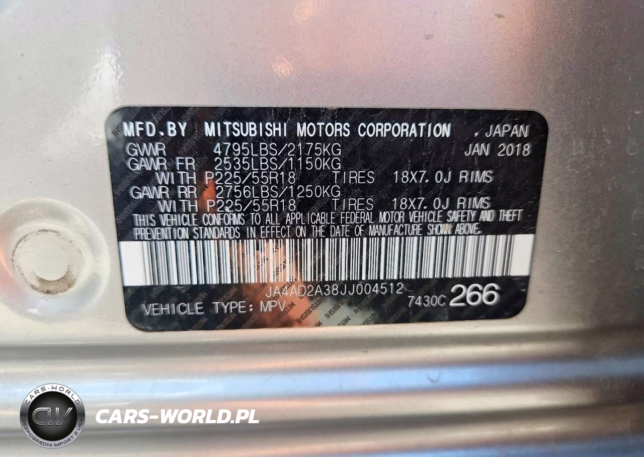 2018 Mitsubishi Outlander Es VIN:JA4AD2A38JJ004512 - 12