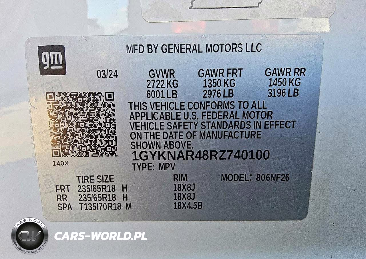 2024 Cadillac Xt5 Luxury VIN:1GYKNAR48RZ740100 - 13