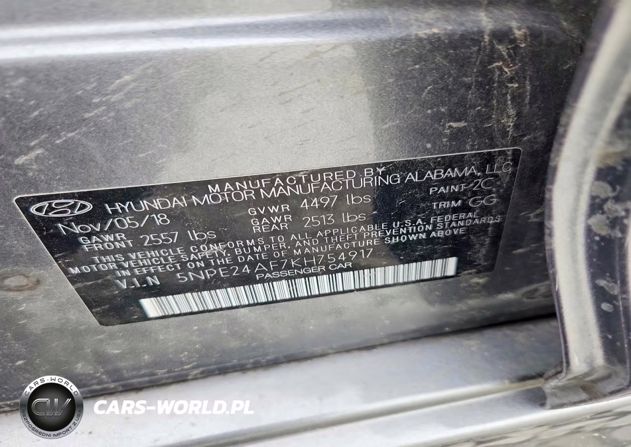2019 Hyundai Sonata Se VIN:5NPE24AF7KH754917 - 12