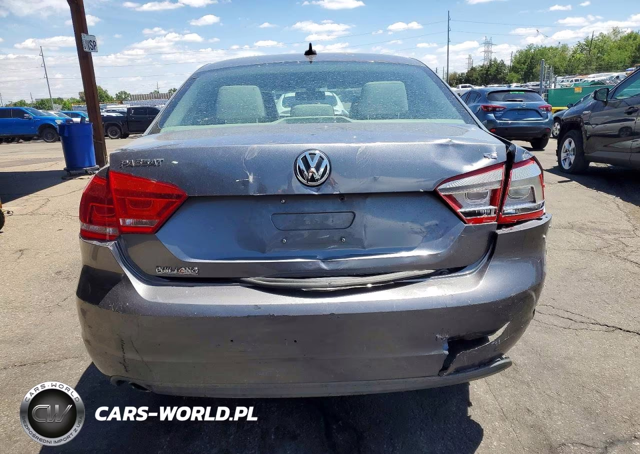 2013 Volkswagen Passat Se VIN:1VWBP7A32DC114704 - 6