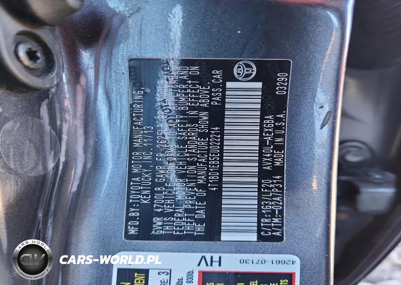 2014 Toyota Avalon Hybrid Xle Premium VIN:4T1BD1EB5EU022214 - 12