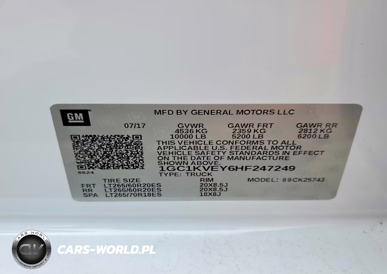 2017 Chevrolet Silverado K2500 Heavy Duty Lt VIN:1GC1KVEY6HF247249 - 12
