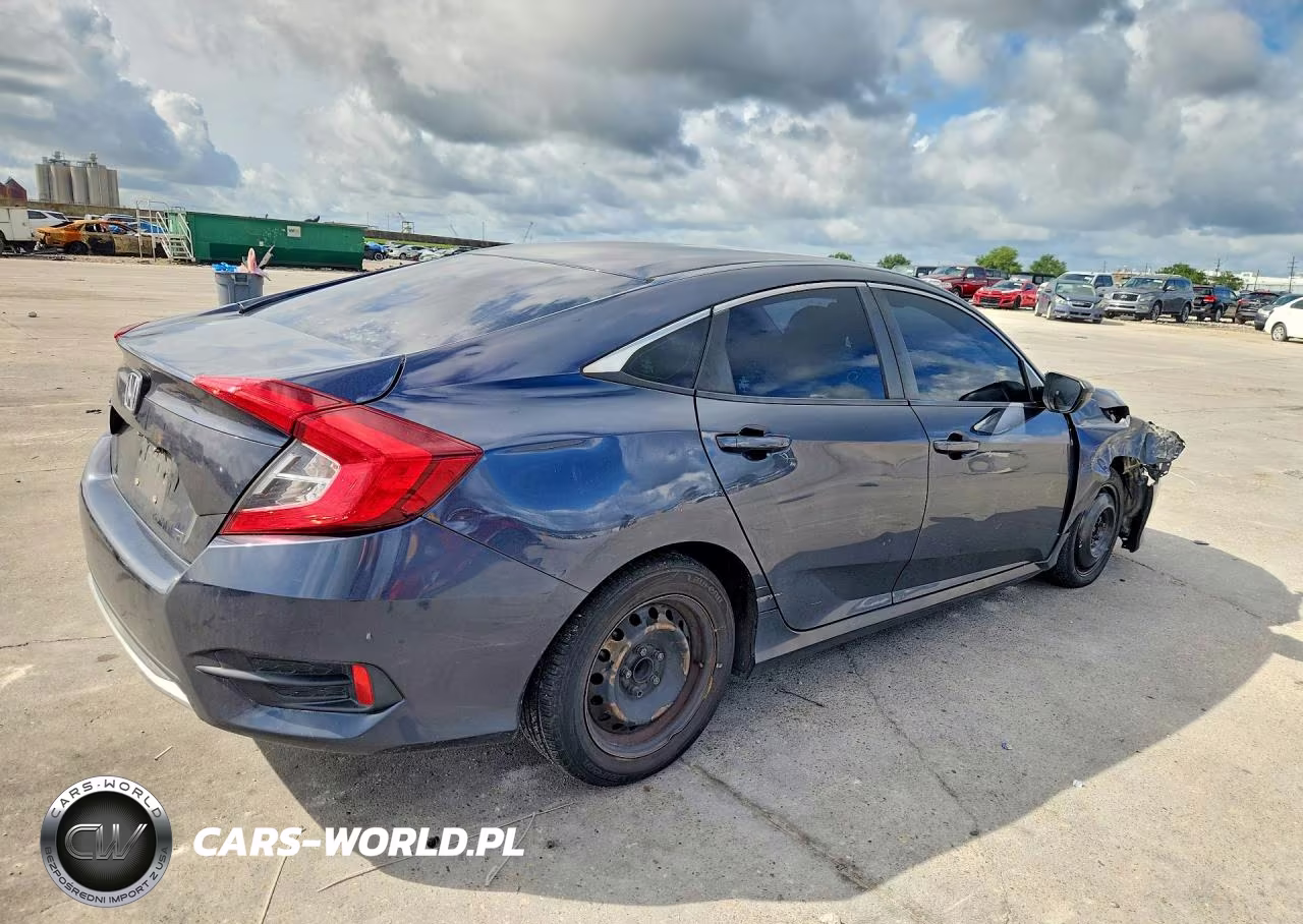 2020 Honda Civic Lx VIN:19XFC2F67LE008536 - 3