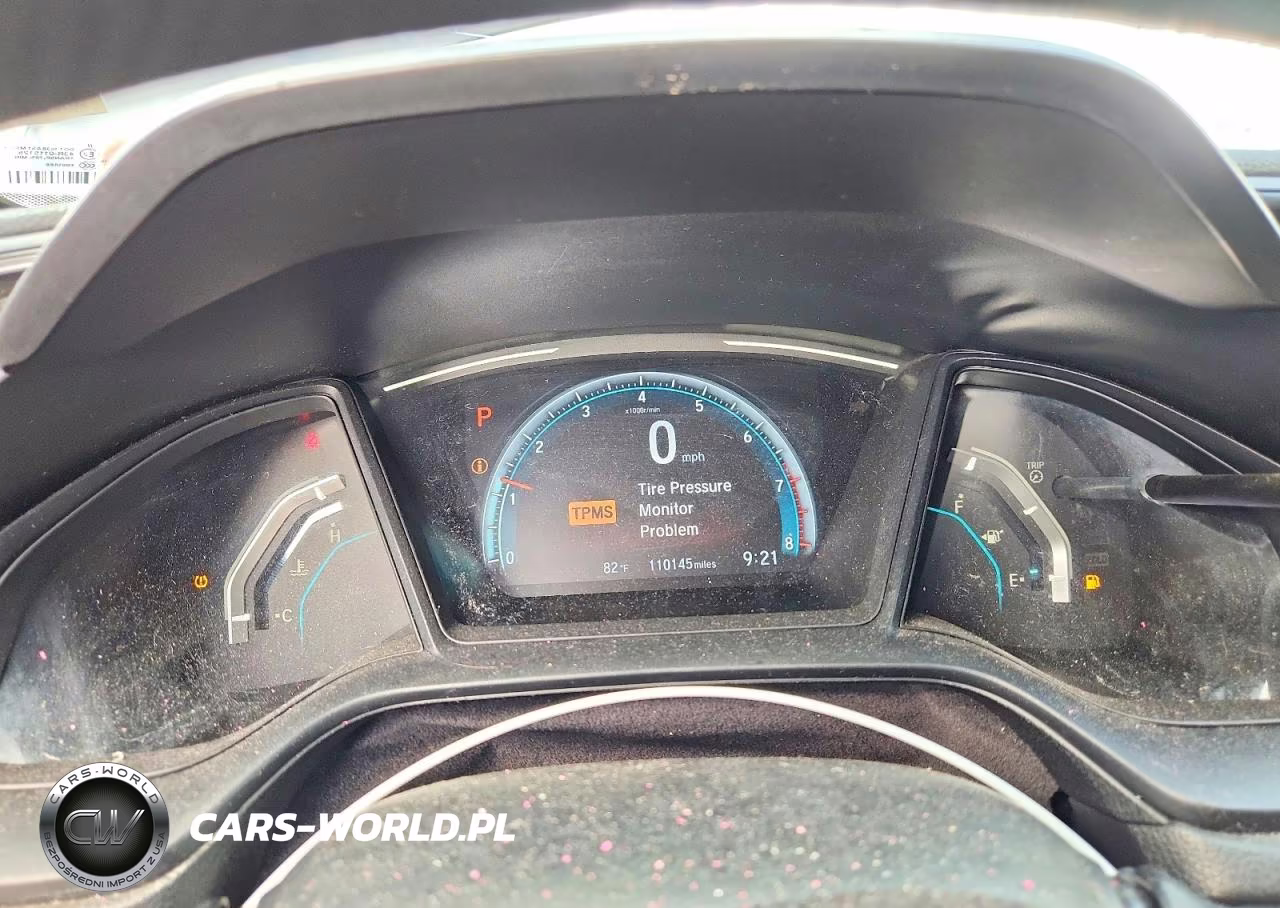 2020 Honda Civic Lx VIN:19XFC2F67LE008536 - 9