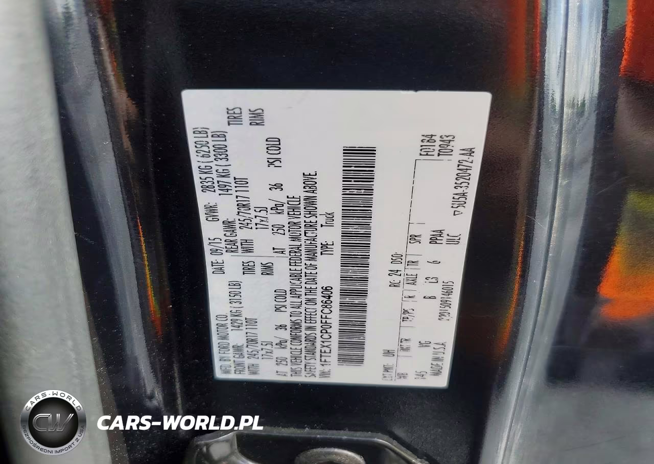 2015 Ford F150 Super Cab VIN:1FTEX1CP0FFC86406 - 12