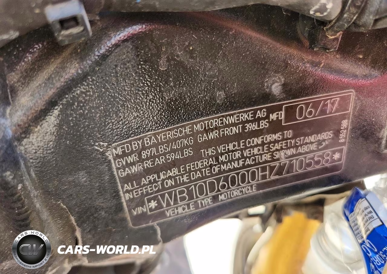 2017 BMW S 1000 Rr VIN:WB10D6000HZ710558 - 9