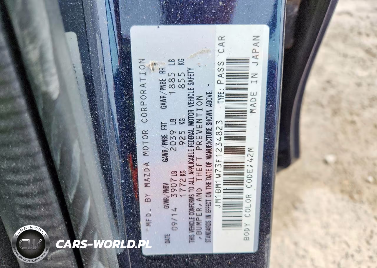 2015 Mazda 3 Grand Touring VIN:JM1BM1W73F1234823 - 12