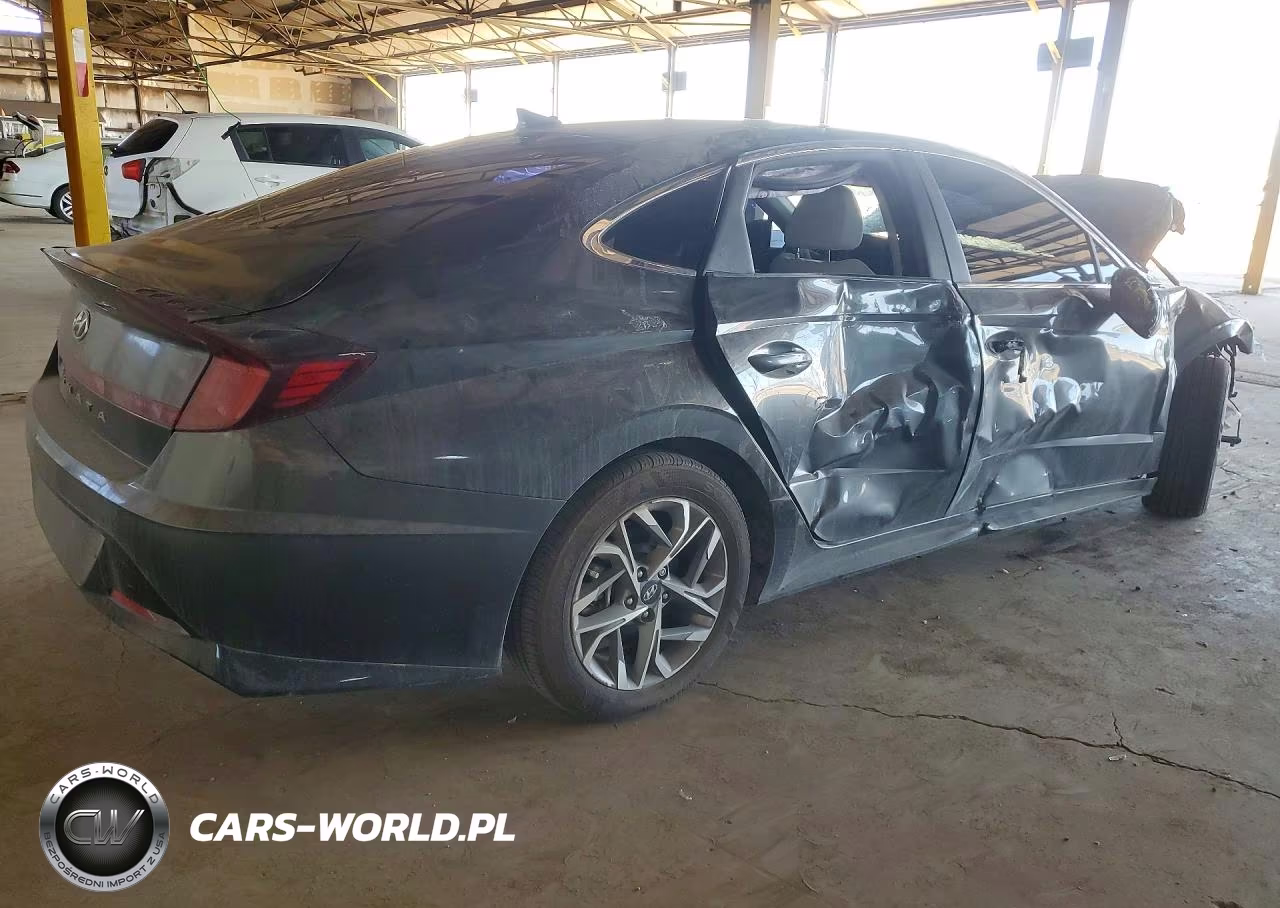 2021 Hyundai Sonata Sel VIN:KMHL64JA9MA166734 - 3