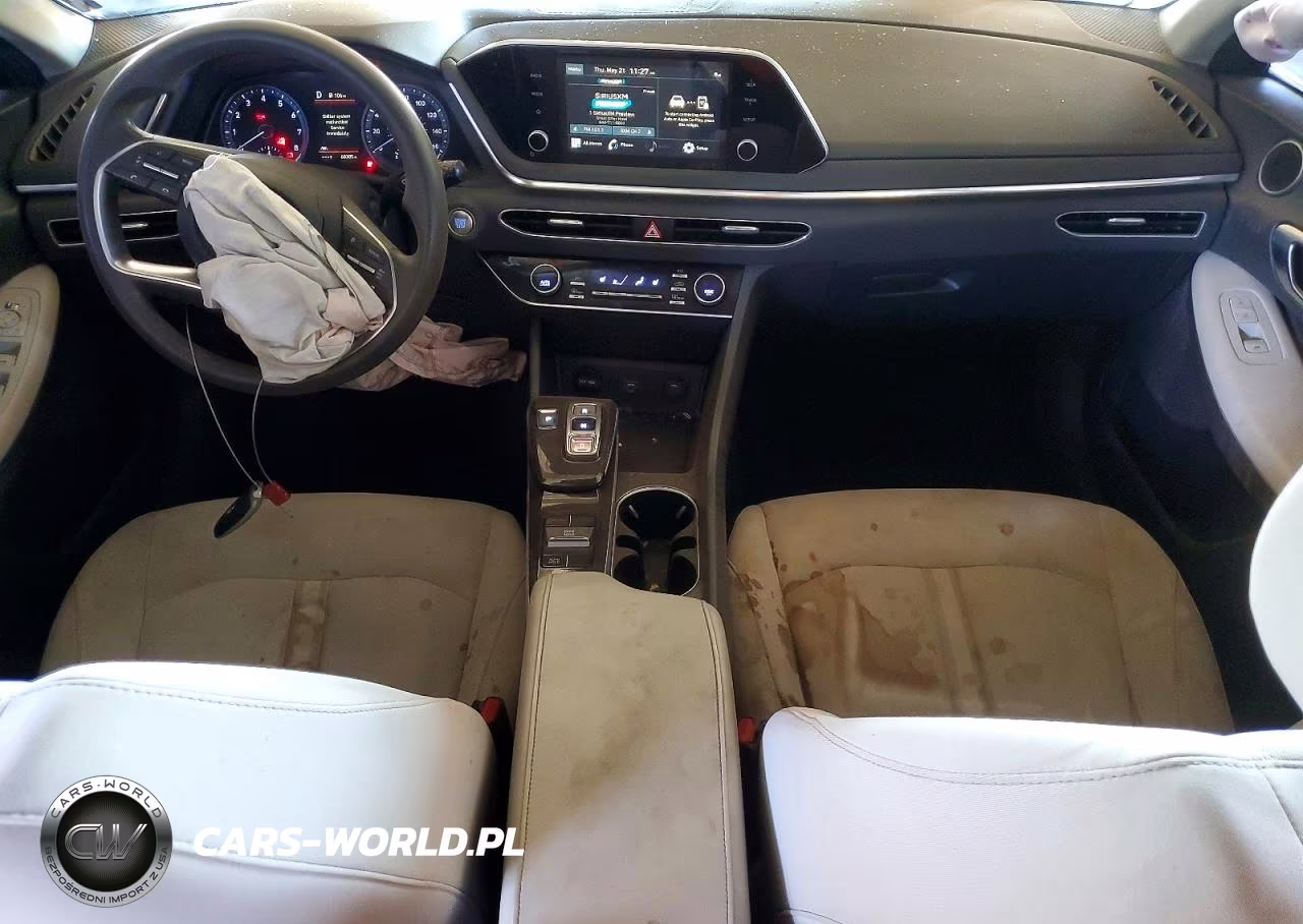 2021 Hyundai Sonata Sel VIN:KMHL64JA9MA166734 - 8