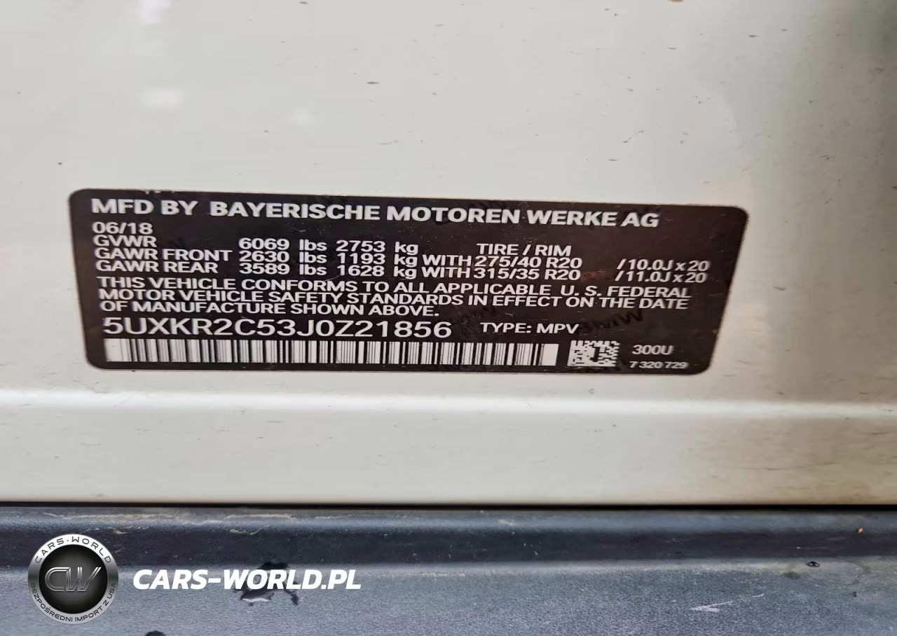 2018 BMW X5 Sdrive35I VIN:5UXKR2C53J0Z21856 - 12
