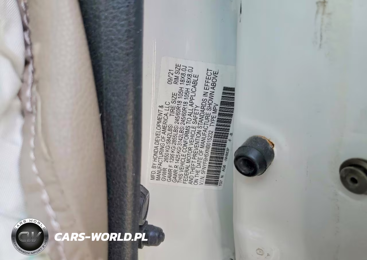 2022 Honda Pilot Exl VIN:5FNYF6H5XNB015232 - 12