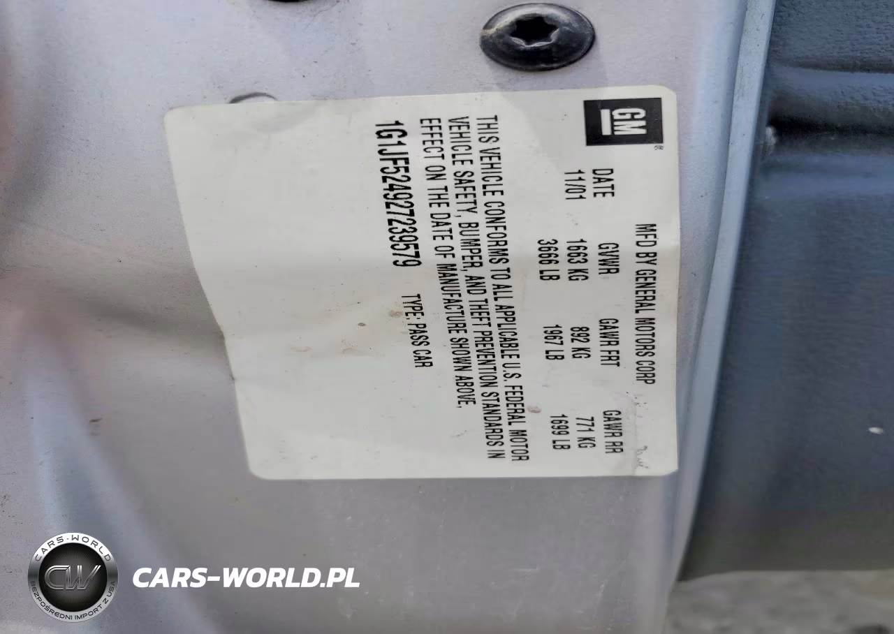 2002 Chevrolet Cavalier Ls VIN:1G1JF524927239579 - 13